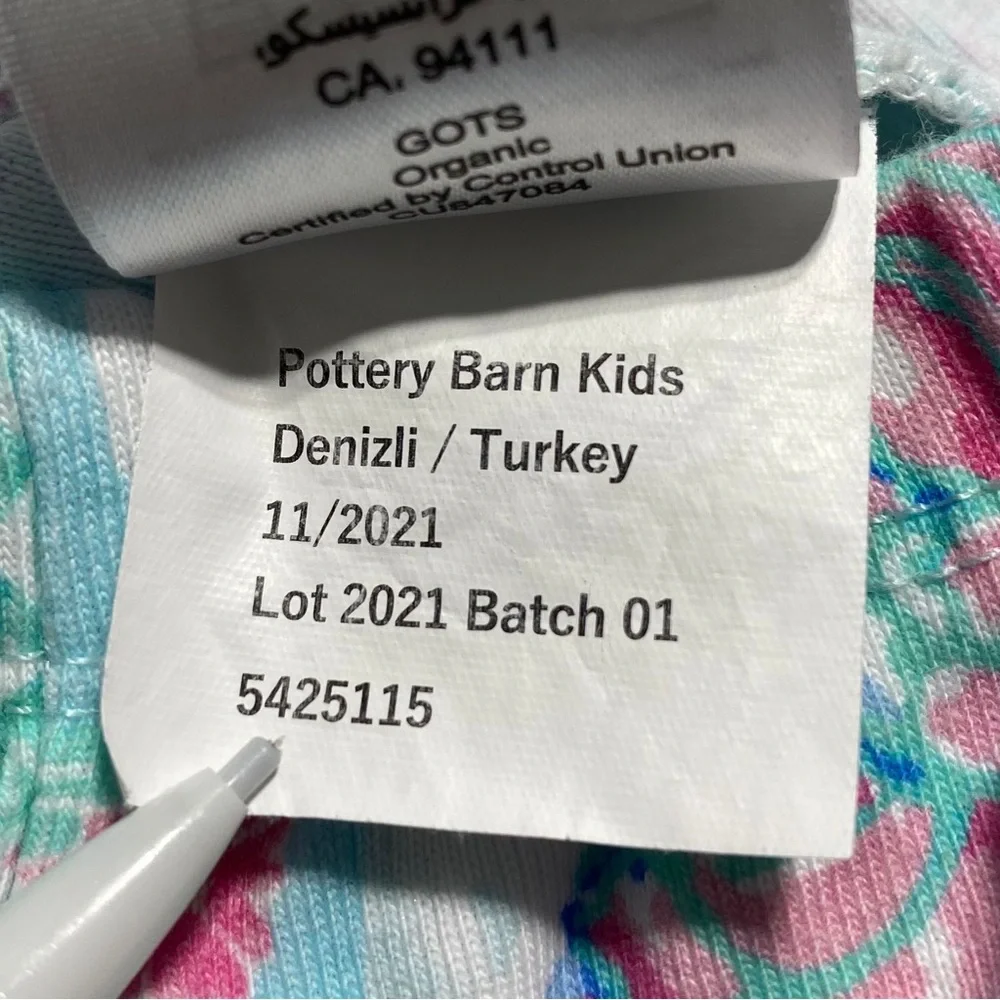 Lilly‎ Pulitzer For Pottery Barn Kids Girls Floral Pajama Pants Size 4 EUC